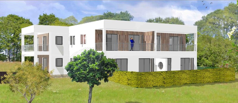 Dpt Finistère (29), à vendre QUIMPER appartement T2 situé au dernier de 49,40 m² habitable - Terrasse - Parking souterrain