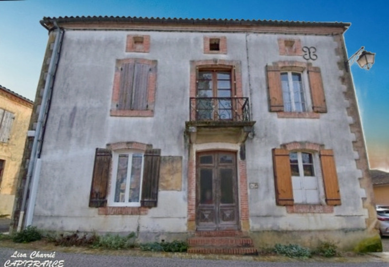 Dpt Gers (32), à vendre PANJAS maison 10 pièces de 163 m² habitables avec ancien local commercial