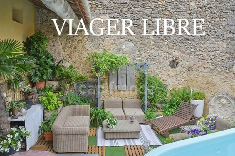 Dpt Hérault (34), VIAGER LIBRE BEZIERS village nord, maison P7 248 m² , garage de 80m², terrasse de 50m², piscine
