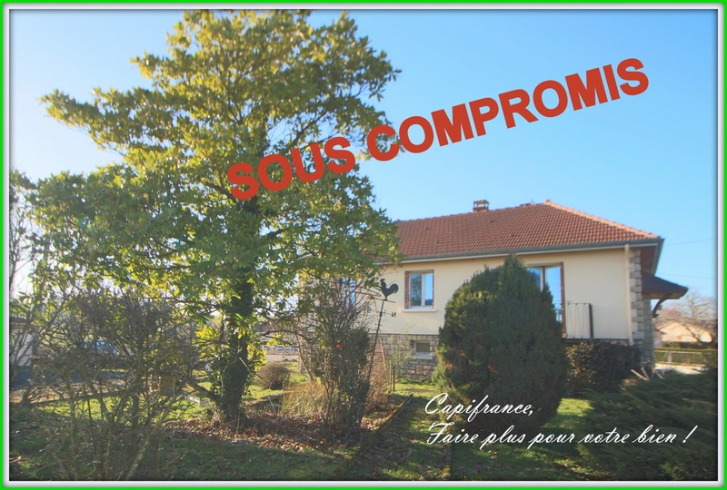 Dpt Saône et Loire (71), à vendre proche de LA CLAYETTE maison P4 - 80m² - 3 chambres - S/Sol complet - terrain 1006 m²