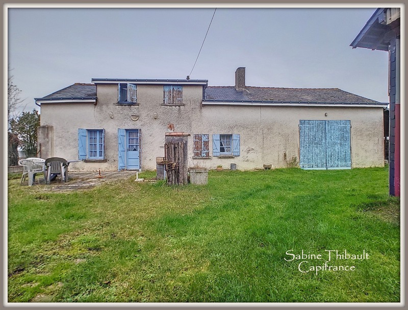 Dpt Indre et Loire (37), à vendre Couesmes maison 5 pièces - 91 m2 - Terrain clos de 3000 m2 environ
