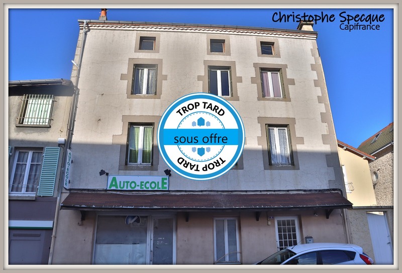 Dpt Puy de Dôme (63), à vendre centre CHABRELOCHE  maison de village de 106 m². Idéal investissement locatif