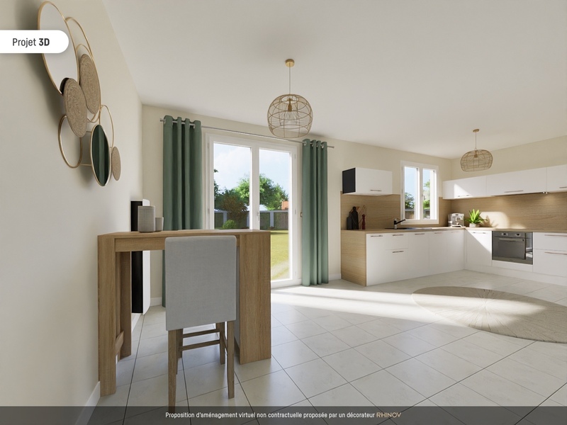Dpt Indre et Loire (37), à vendre FONDETTES maison P7 de 128 m² - Terrain de 500,00 m²