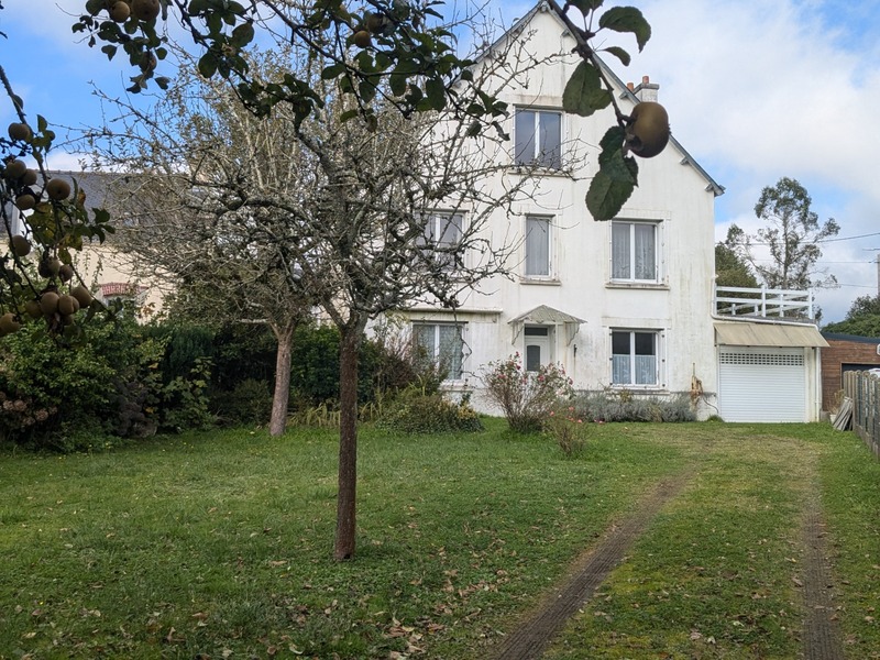 Image d'un guemene sur scorff grande maison de 130m² environ avec vie de plain pied sur 2 niveaux parcelle de 587m² à 145500€ à séglien (56160)