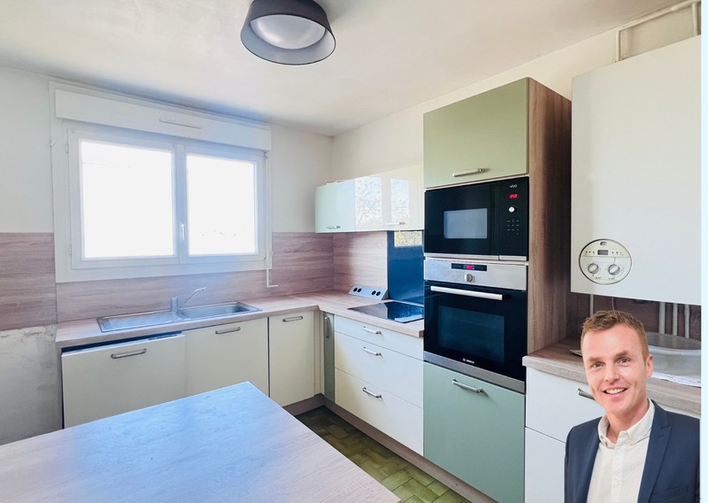 Finistère (29) – À vendre à Quimper, appartement T4 de 80 m² habitable, Terrasse - Balcon - Cave
