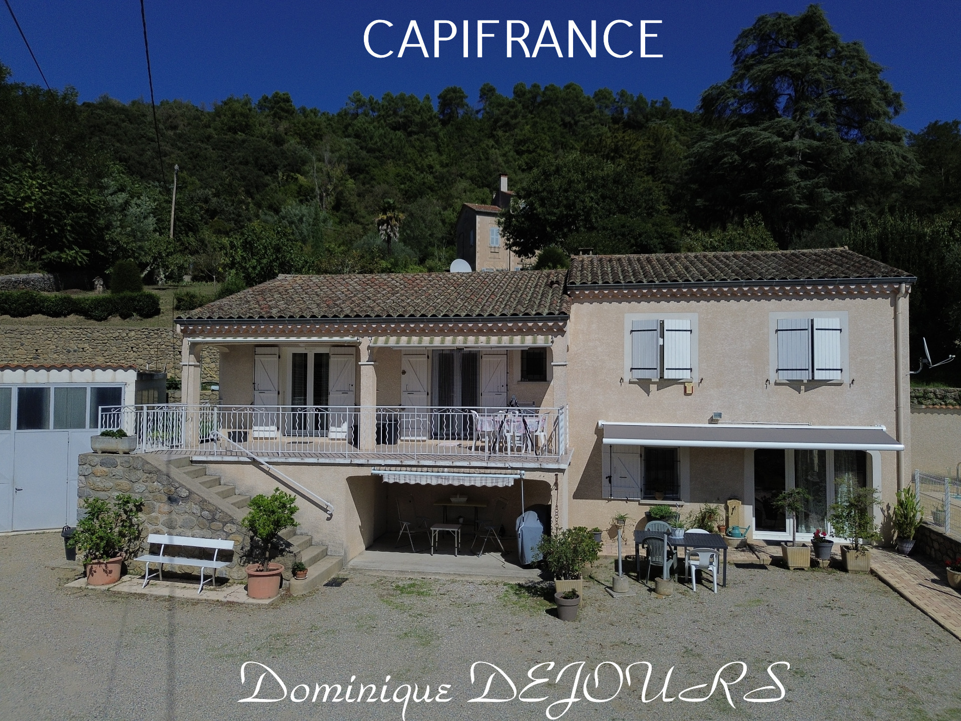 Vallée de l'Eyrieux, St Fortunat, belle maison très bien entretenue. Jardin. Source. Garage. Second Logement indépendant pour location ou accueillir ses invités