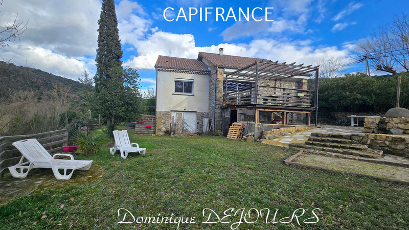 Ardèche, dans la belle Vallée de l’Eyrieux – Saint-Fortunat-sur-Eyrieux – Au bord de la voie douce La Dolce Via - Grande maison, prête à habiter - 800m² de terrain