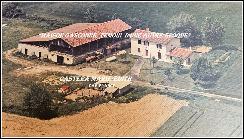 Propriete à BARRAN (GERS) AVEC MAISON GASCONNE EN PIERRES- 160 m² hab- sur 2,6 hectares + dépendances +PUITS