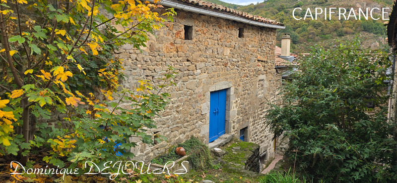 Ardèche, à 5 mn en voiture de St Pierreville au coeur du parc national des Monts d'Ardèche, spacieuse maison de 178m² avec une grande dépendance de 200m² sur 2 niveaux à aménager