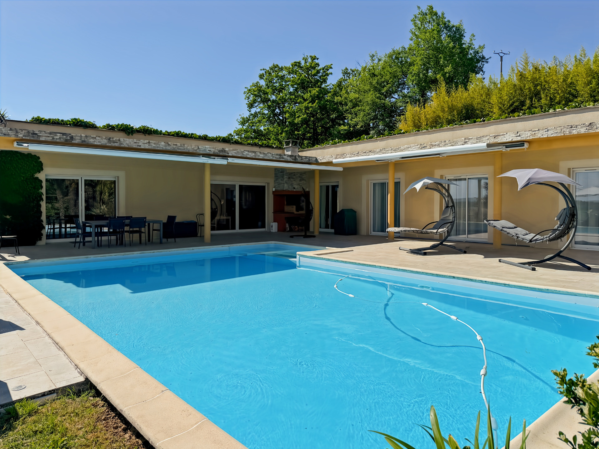 Maison à vendre MARCIAC (32) - 175 m2 de surface habitable - Terrain 4392 m2 - Vue Pyrénées