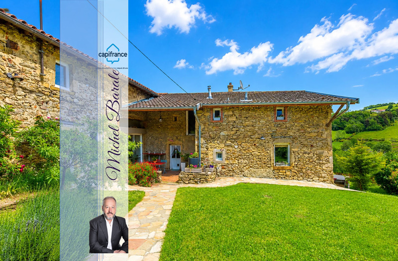 Maison d’hôtes de caractère avec 7 chambres – Montromant (69)