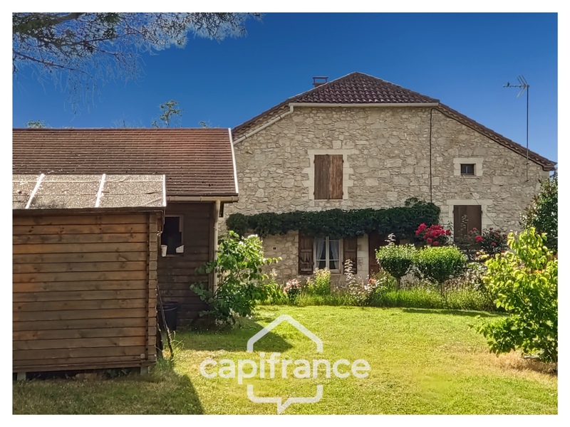MAISON EN PIERRE AVEC VUE PANORAMIQUE À PERVILLE (82400)