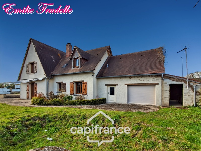 Maison à vendre 8 pièces RUILLE SUR LOIR (72) Pavillon familial de 5/6 chambres sur 205 m² avec garage quadruple