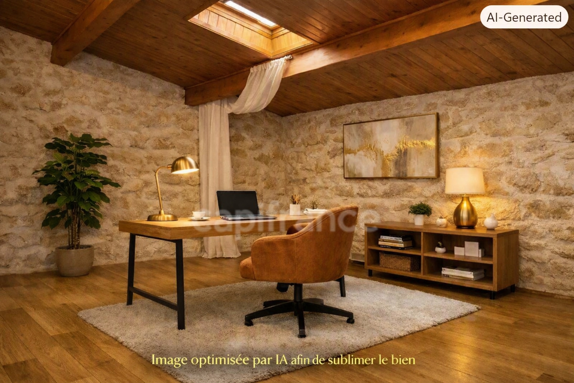 VILLESPASSANS (34) -Un petit prix, un beau potentiel et des charges maîtrisées ! Cette maison de village de 58 m², climatisée, avec 2 chambres et une taxe foncière de seulement 280 €, est idéale pour