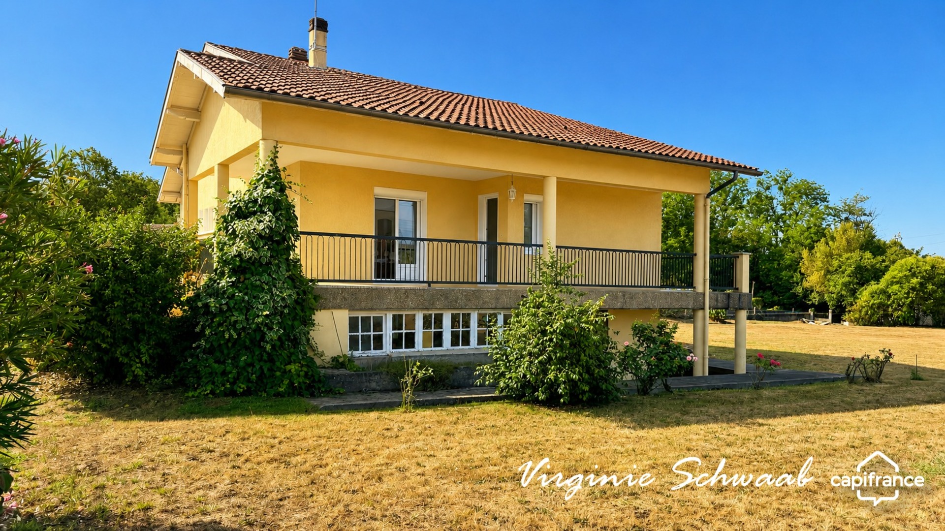 PUYOO (64)Maison familiale - 137 m2 - 6 chambres - sous-sol - 2 600 m2 de terrain clos