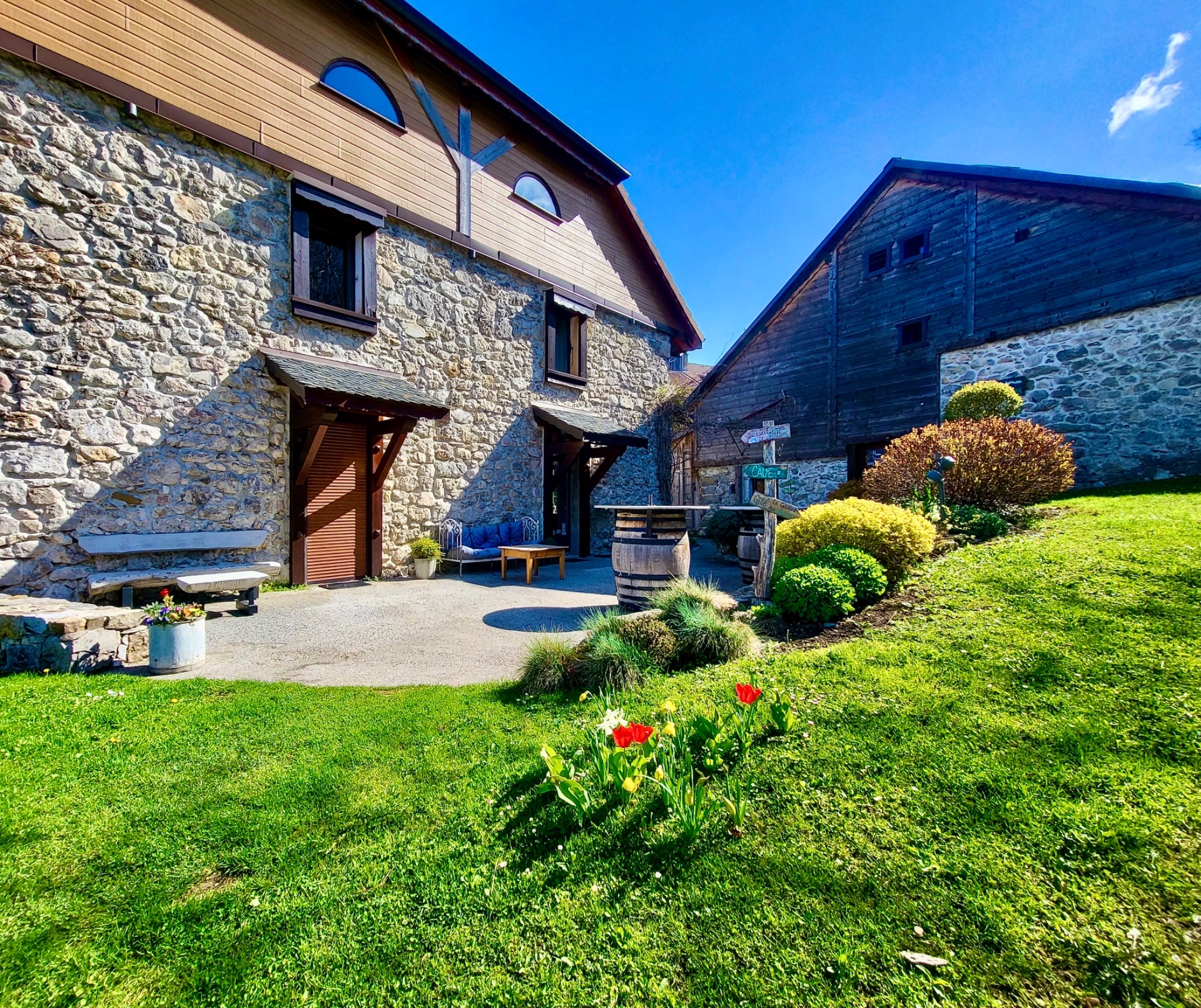 Dpt Haute Savoie (74), à vendre THOLLON-LES-MEMISES MAISON-GÎTE COEUR DE STATION