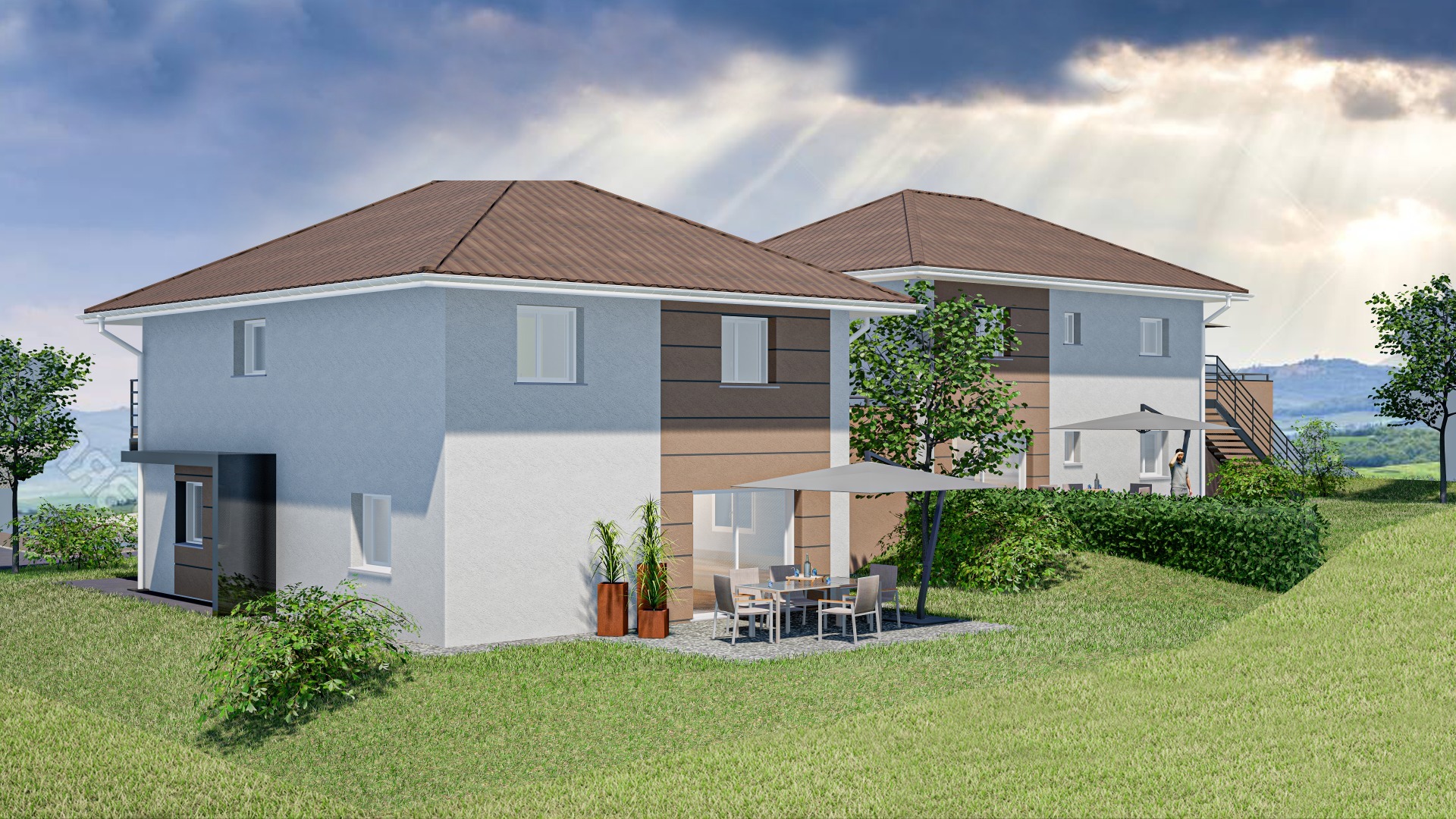 Appartement à vendre 3 pièces en Rez-de-Jardin VULBENS (74)