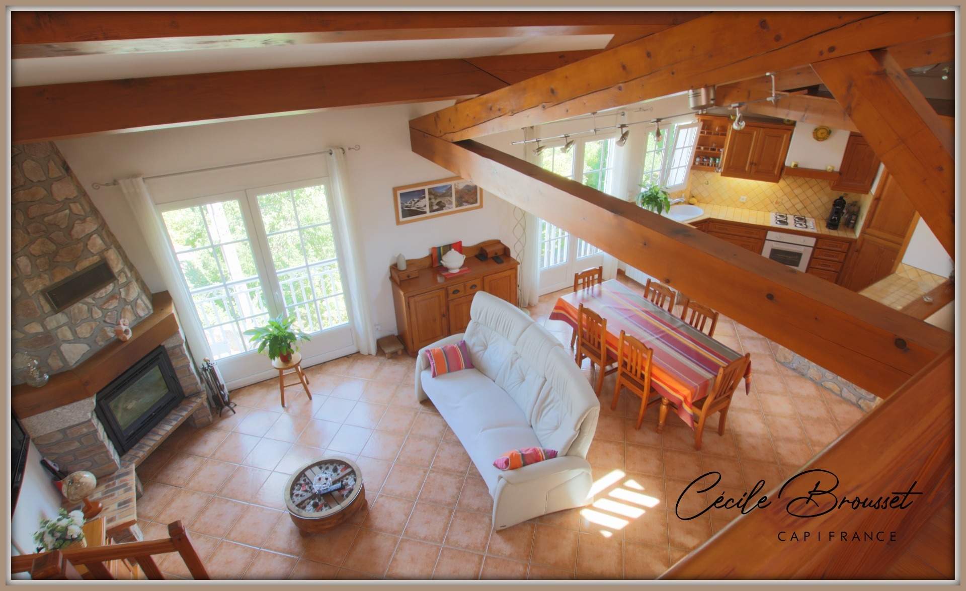 SAINT-LAURENT-DE-CERDANS 66260 – MAISON DE QUALITÉ 80 m2 AVEC GRAND GARAGE ET TERRASSE