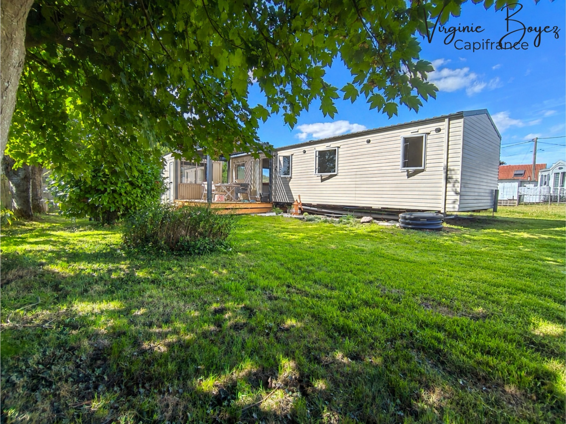 À VENDRE – TERRAIN DE LOISIRS AVEC MOBIL-HOME 4 SAISONS – SECTEUR BOURBOURG