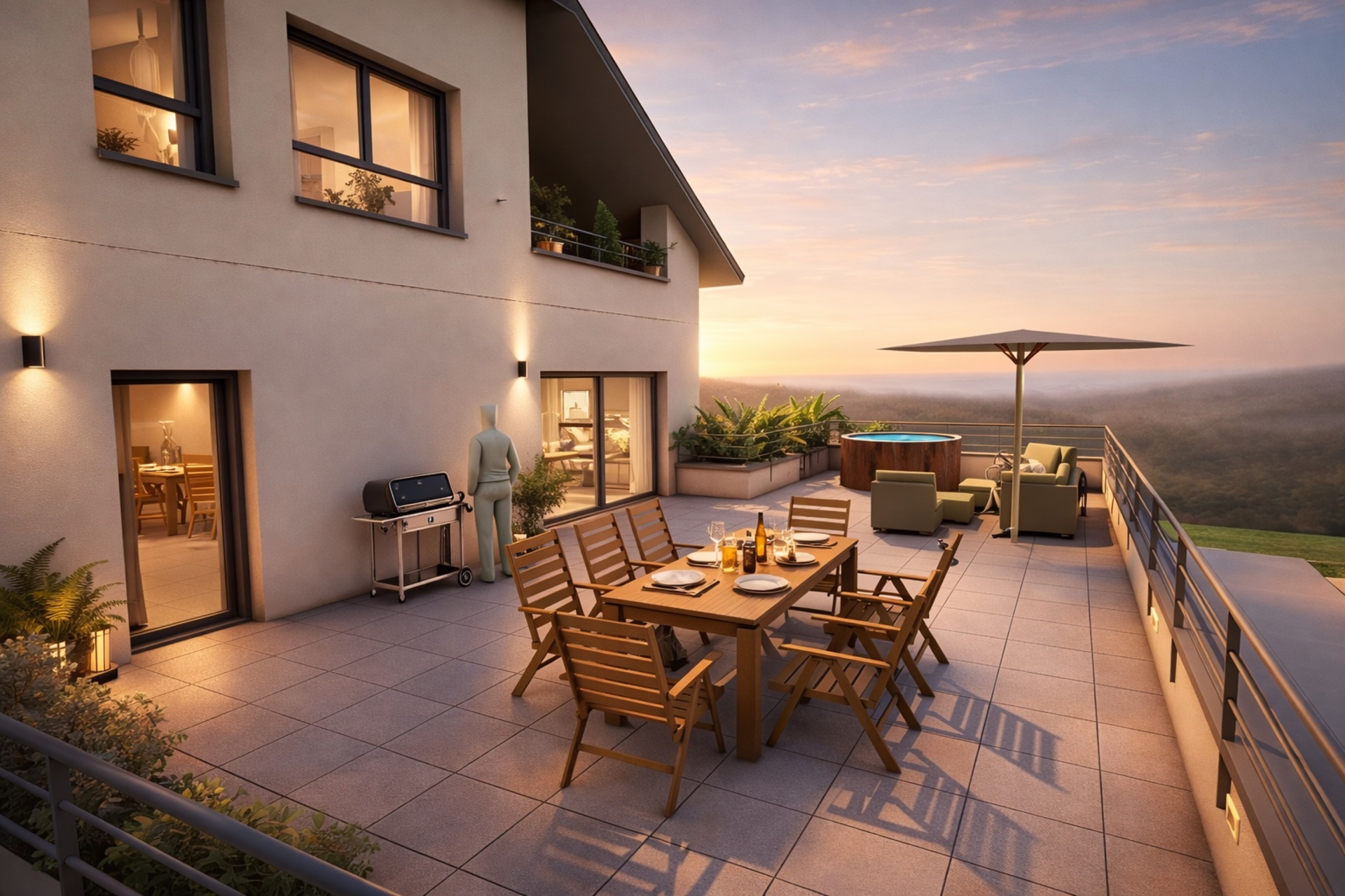 Appartement à vendre 4 pièces VIVIERS DU LAC (73) - 116 M2 avec terrasse 115,45 M2 ,  stationnement