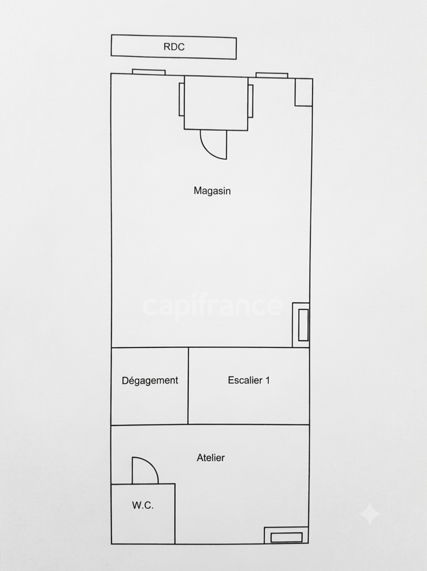 TONNERRE (89700) — Immeuble mixte 145 m² à rénover — Idéal Investisseur / Déficit Foncier