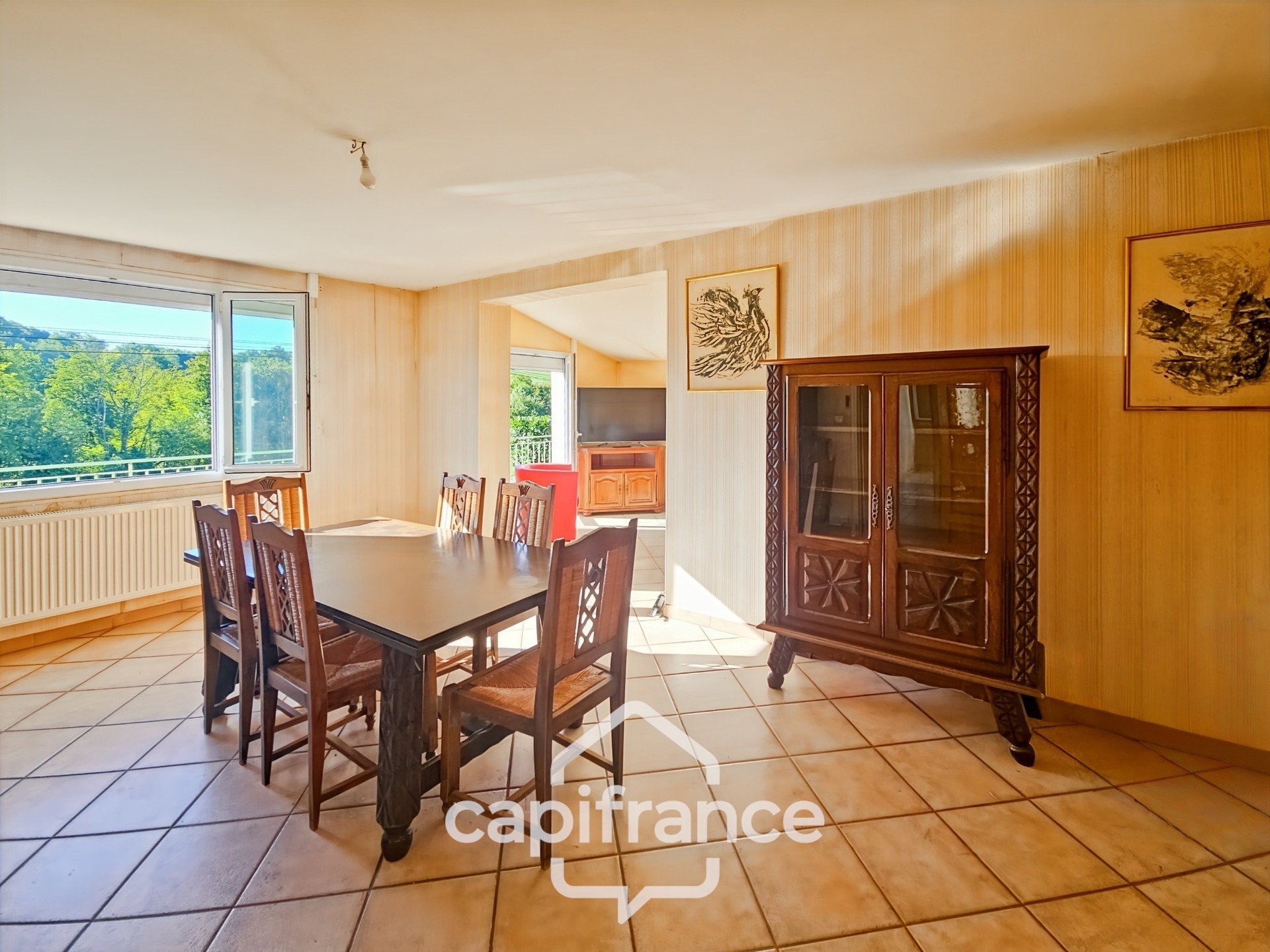 Maison 3 chambres, garage, jardin 3380m², puit, proche Pont du Casse
