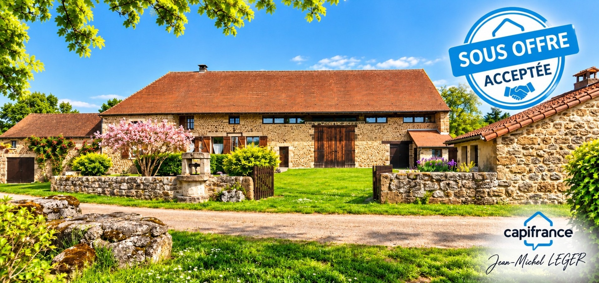 Lieu rare : maison de caractère en pierre proche du Lac du Rousset 71 – potentiel gîte
