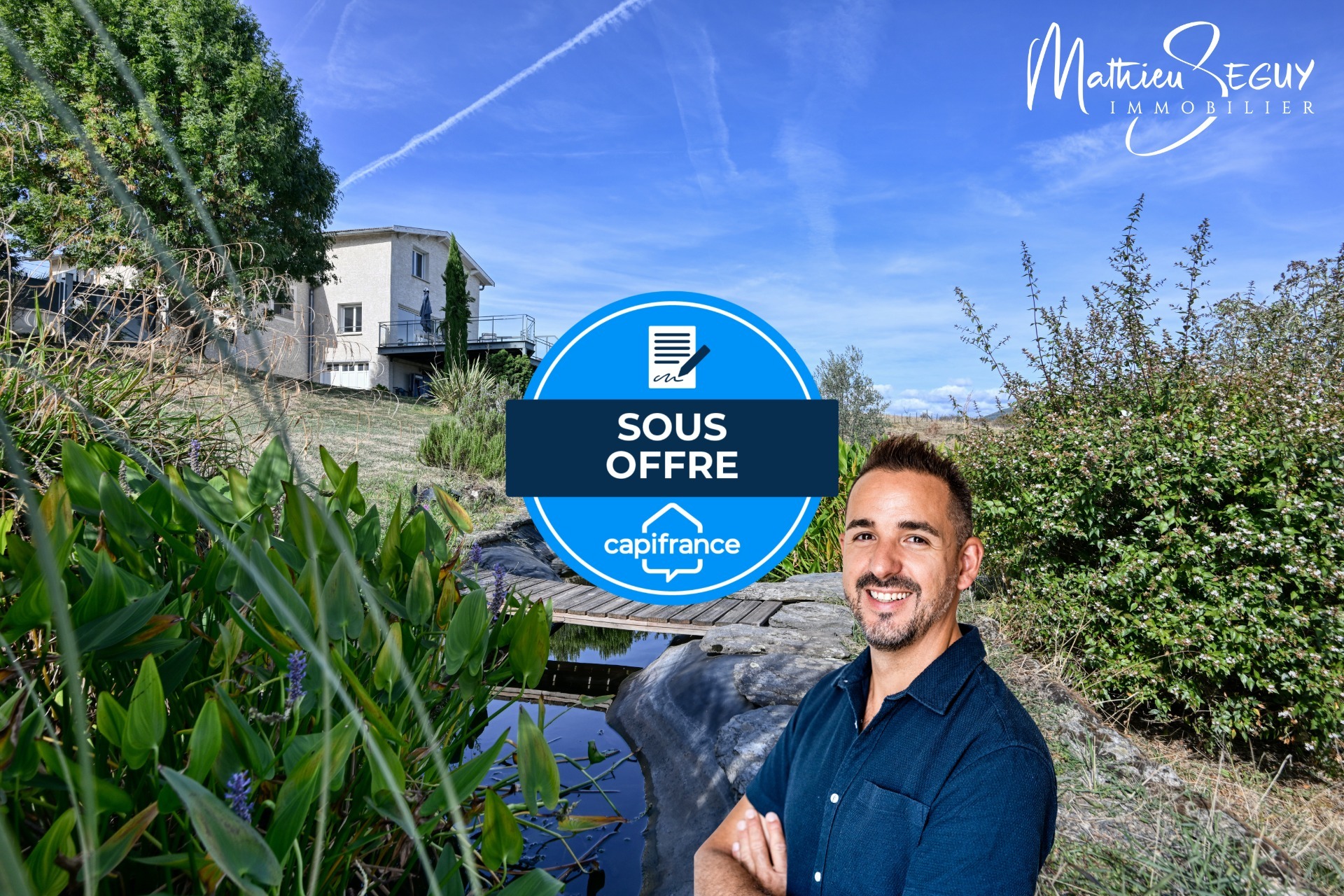 THURINS : Maison P7 avec Vue panoramique exceptionnelle sur les Vallons du Lyonnais