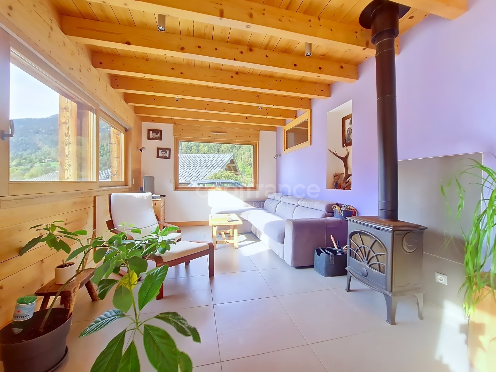 CHALET CONTEMPORAIN à vendre 6 pièces LES CONTAMINES MONTJOIE (74)