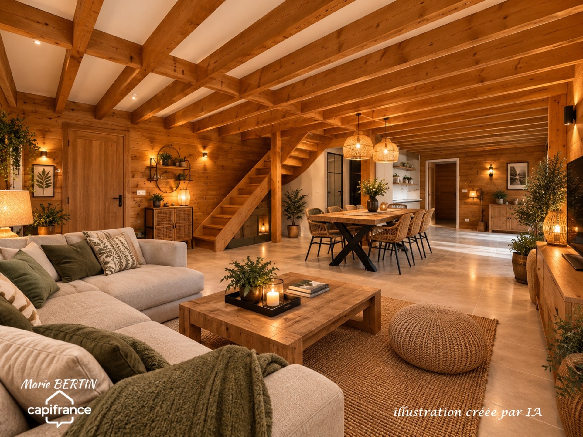 Maison bois à vendre 5 pièces PERIGNE (79)