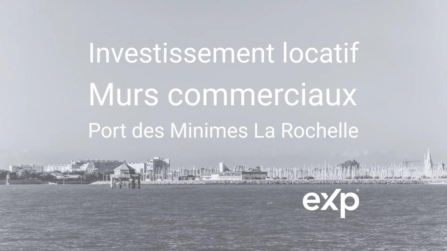 La Rochelle port de plaisance des Minimes : murs commerciaux