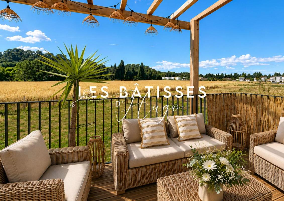 À pied du village, maison récente avec jardin à Saint-Étienne-du-Grès