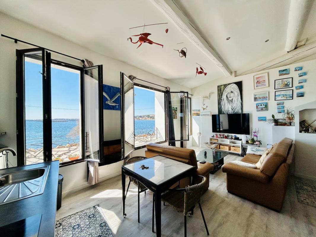 Duplex T4 vue étang de Thau