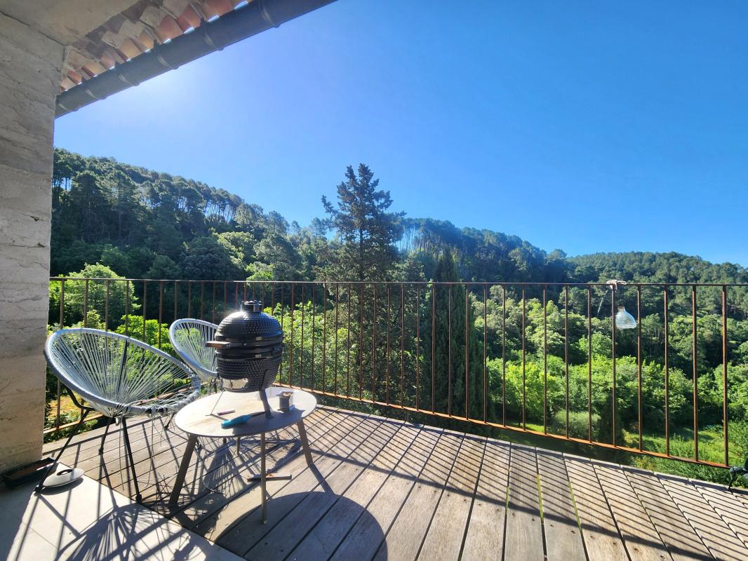 Magnifique mas de village rénové avec vue panoramique sur les Cévennes – 278 m² habitables – Terrain de 2 612 m²