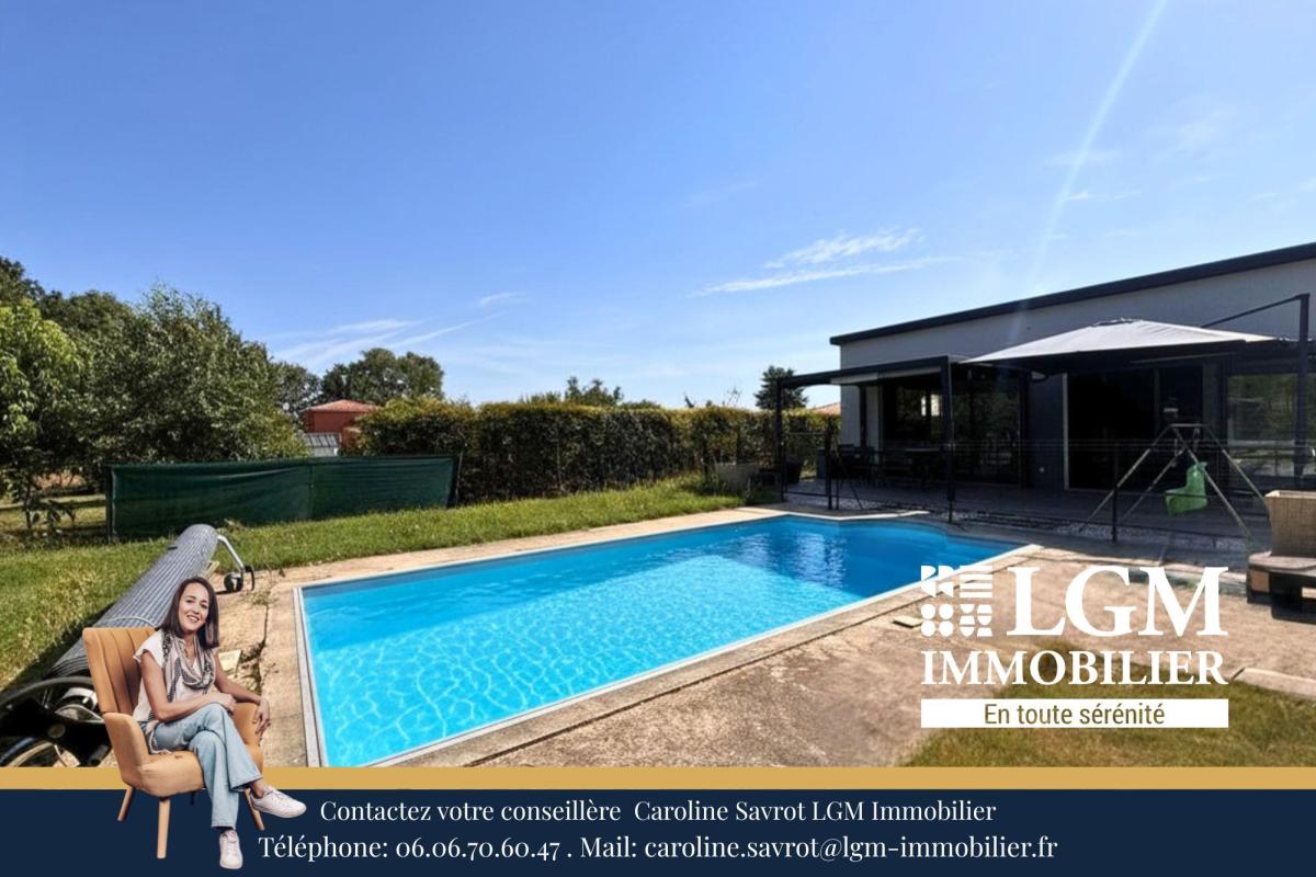 CEPET 31620 - Maison individuelle contemporaine de plain-pied d'environ 92 m² – 2019 – Piscine – Terrain 1 250 m²
