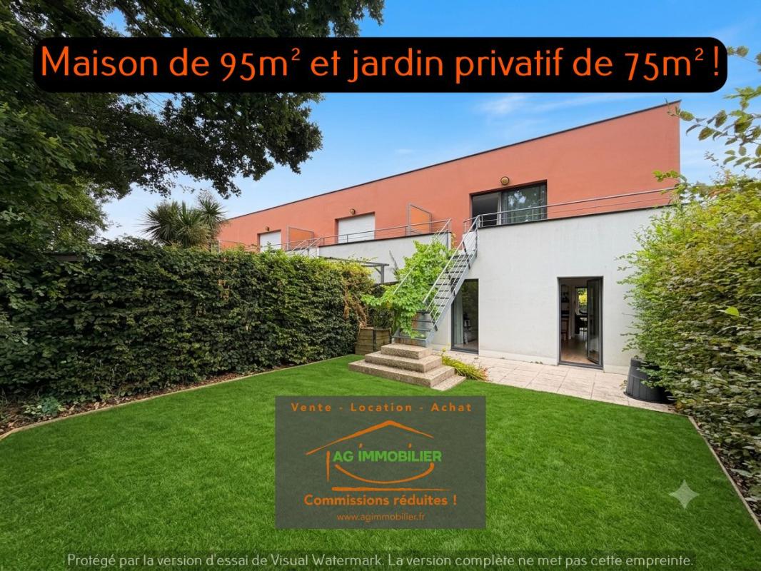 Maison/appartement de 94m² aavec jardin de 75m² et garage !