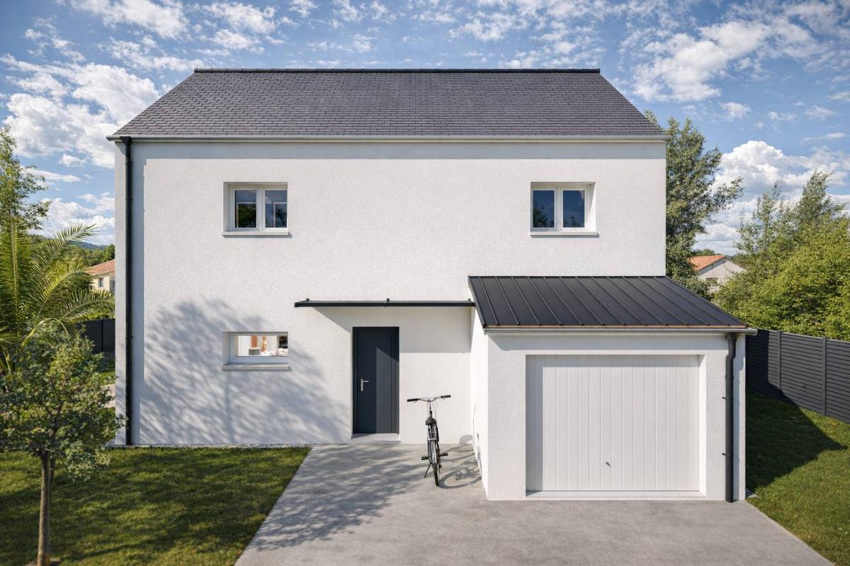 MAISON 119 M2 4 CHAMBRES AVEC GARAGE INTEGRE