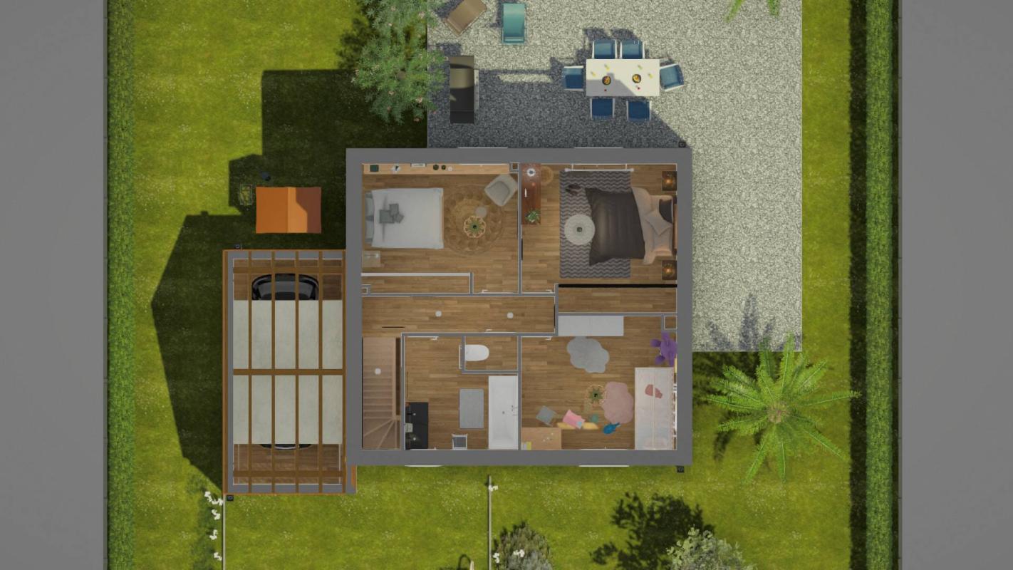 Maison 4 pièces