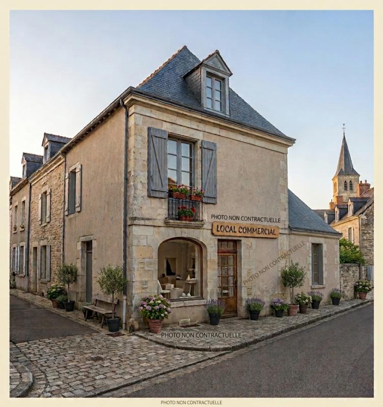 Immeuble mixte commerce et habitation Savonnières