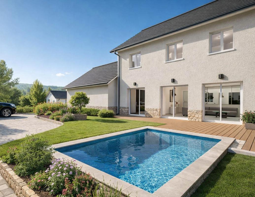 Maison neuve + terrain à SAINT THEOFFREY, à ne pas manquer !