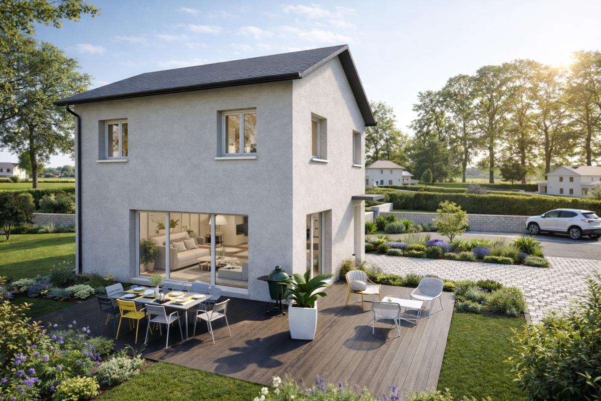 Maison Neuve + Terrain