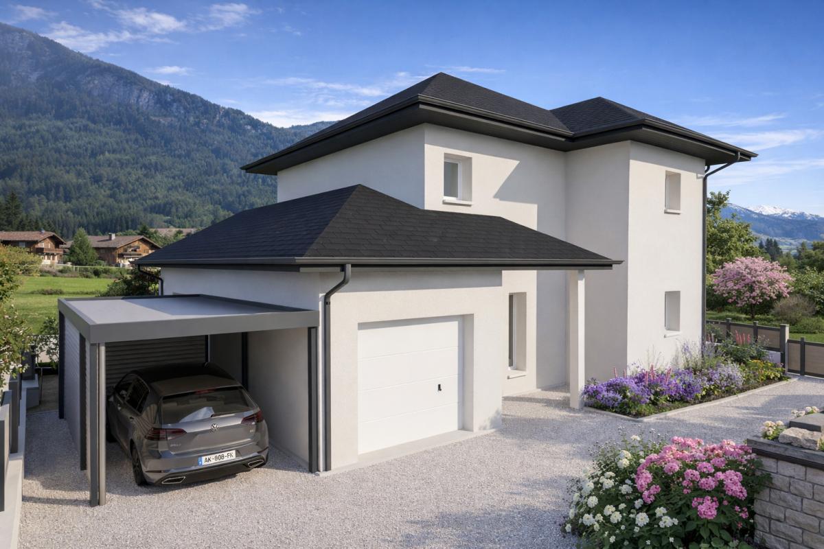Maison neuve + terrain à Saint Jean d'Arvey