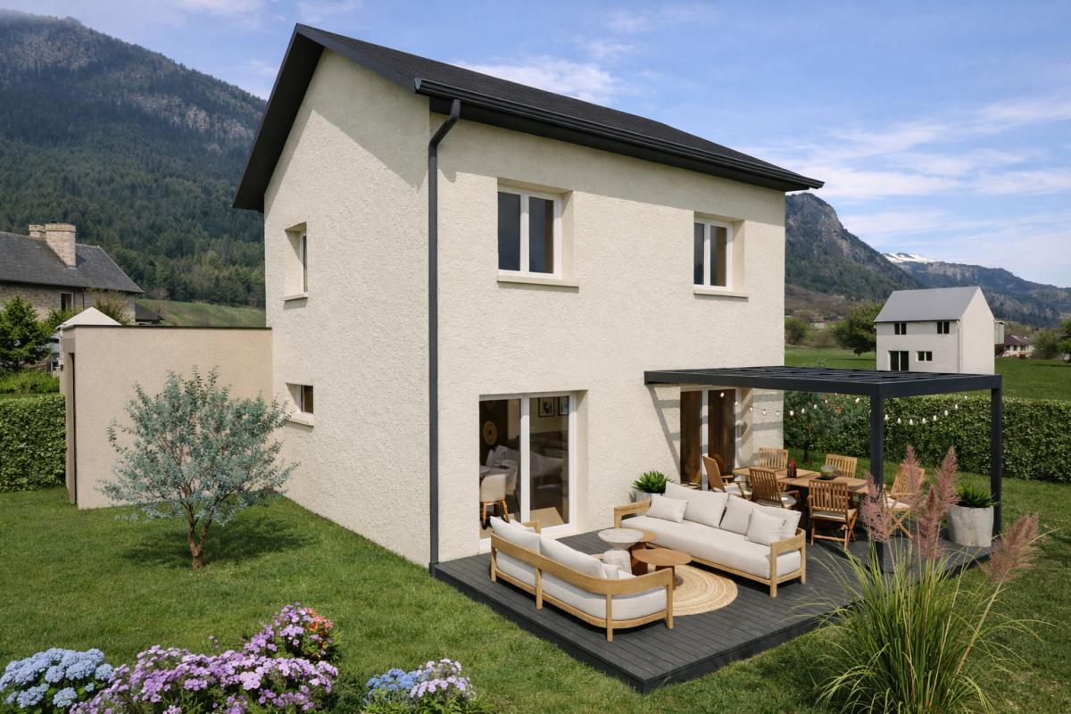 Maison neuve + Terrain à Montailleur