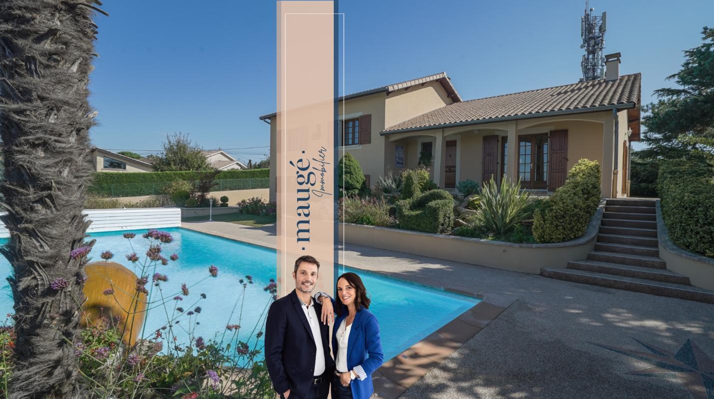 Maison - 4 Chambres - Dont 1 suite parentale - Garage - Piscine - Pool House - Jardin - Terrasse - Au calme absolu - Jolie vue dégagée