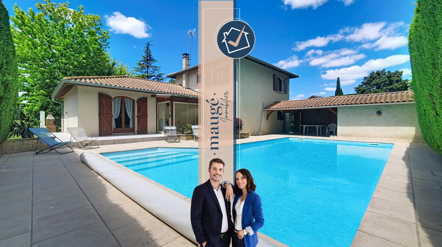 Maison - 4 Chambres - Double garage - Jardin - Piscine - Pool house - Terrasse couverte