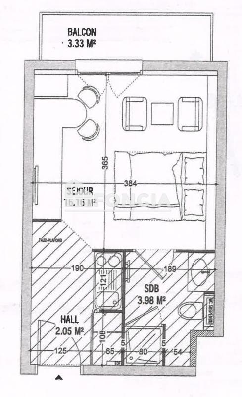 Studio (21.7 m²) à vendre - Thoiry (01710)