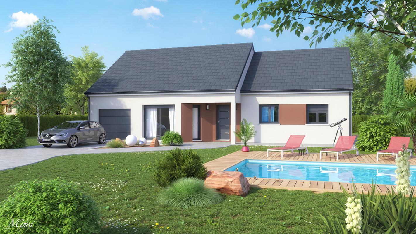 MAISON NEUVE T 4- PLAIN-PIED FONCTIONNEL - Saint-André-le-Gaz (38490)