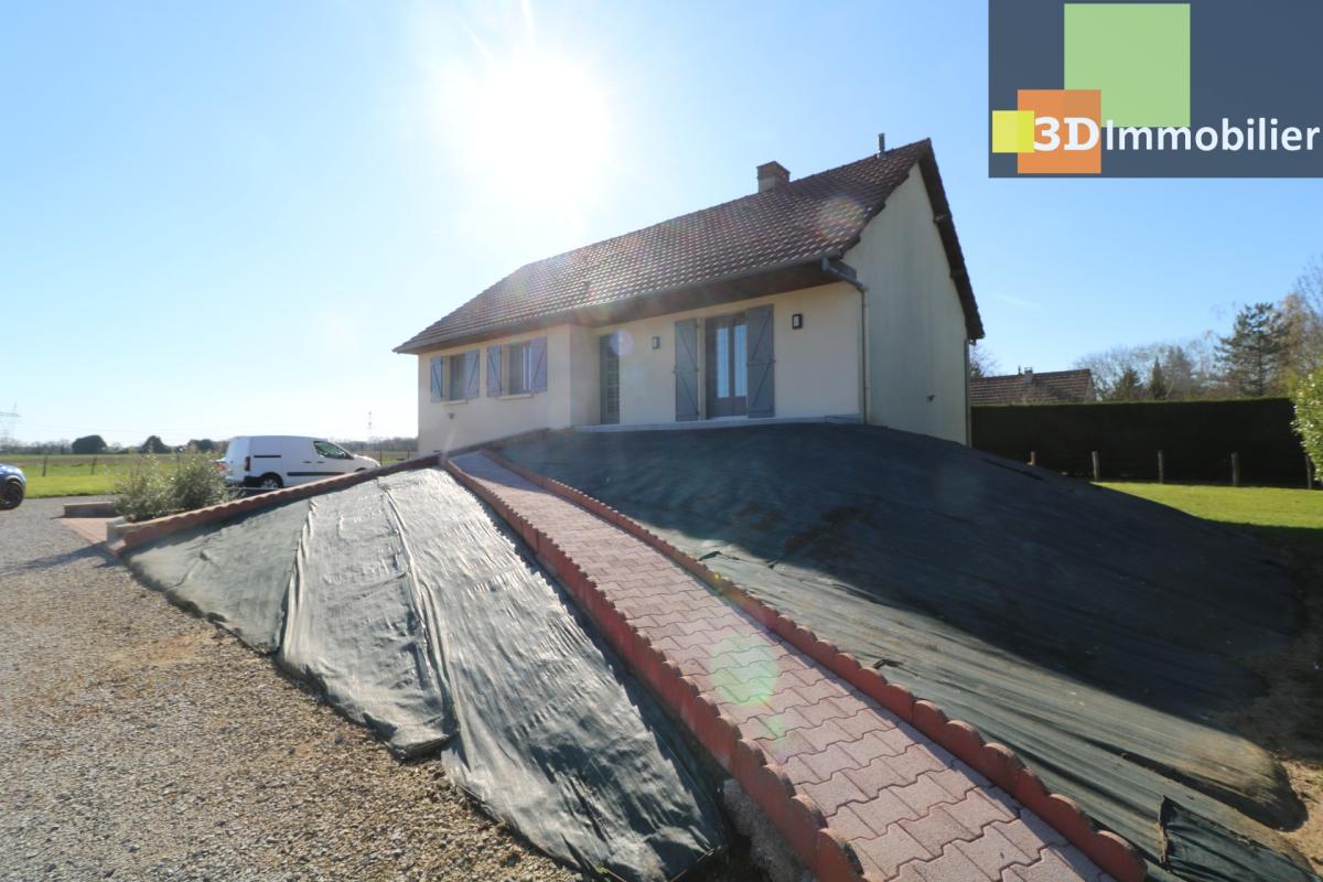 PROCHE Pierre de Bresse vends agréable maison en très bon état de 5 pièces, 110m², sous sol total de 110m² sur beau terrain plat de 1600m² - Photo 2