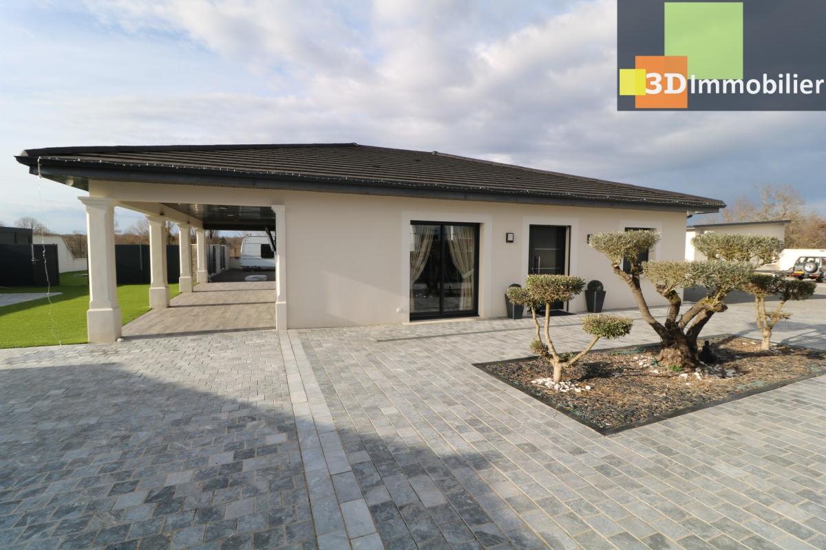Entre Mouchard et Dole, vends belle propriété récente au calme de 6 pièces, dépendances, piscine sur 1600m² de terrain clos - Photo 2