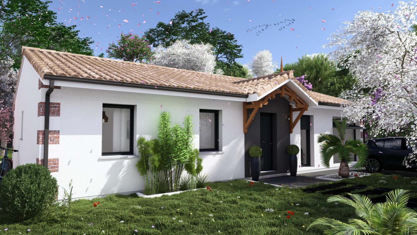 TERRAIN+MAISON A HAUT-MAUCO
